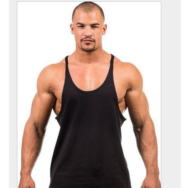 stringer fitness cotton tank men singlet blank bodybuilding sport undershirt clothes gym vest muscle singlet for a1, White;black
stringer fitness cotton tank men singlet blank bodybuilding sport undershirt clothes gym vest muscle singlet for a1, White;black