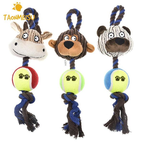 cotton ropes tennis ball plush dog toys pet funny playing interactive chew sound toys
cotton ropes tennis ball plush dog toys pet funny playing interactive chew sound toys