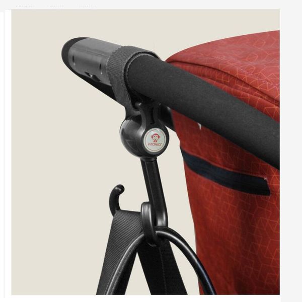 Baby Stroller Hooks Pram Rotate 360 Degree Muti Shopping Cart Hanger Plastic Hook Baby Stroller Accessories