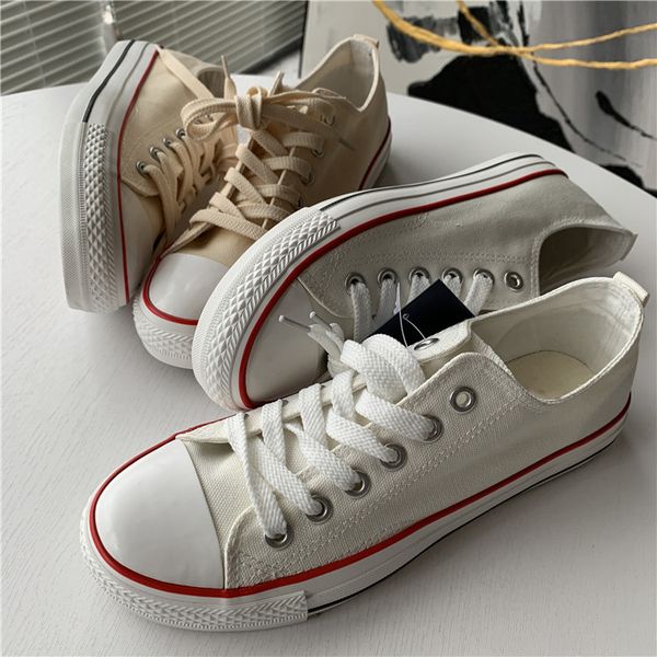looking for the feeling of youth, color bar design summer leisure rubber splicing oxford bottom canvas shoes
looking for the feeling of youth, color bar design summer leisure rubber splicing oxford bottom canvas shoes