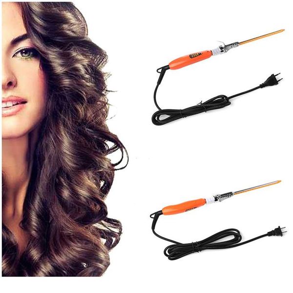 9mm 360 rotating electric hair salon curler tool ceramic curling iron wand hair modelin wmtmvv, Silver
9mm 360 rotating electric hair salon curler tool ceramic curling iron wand hair modelin wmtmvv, Silver