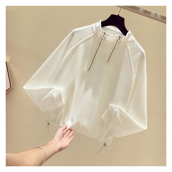 half zipper short sweater 2019 new women's ins early pulloversweater pullover autumn loose stand collar pullover drawstring waist fashi, Black
half zipper short sweater 2019 new women's ins early pulloversweater pullover autumn loose stand collar pullover drawstring waist fashi, Black