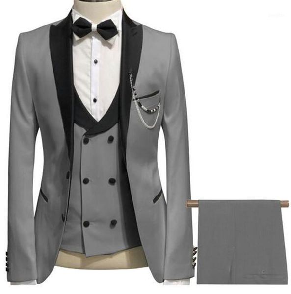 elegant grey men suit prom tuxedo slim fit 3 piece (jacket+vest+pants) groom wedding suits for men custom blazer1, White;black
elegant grey men suit prom tuxedo slim fit 3 piece (jacket+vest+pants) groom wedding suits for men custom blazer1, White;black