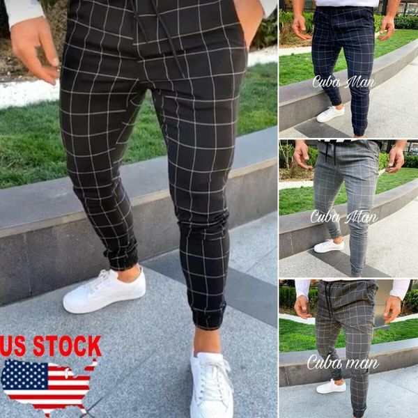 2019 high wasit spring summer fashion pocket men's slim fit plaid straight leg trousers casual pencil jogger casual pants1, Black
2019 high wasit spring summer fashion pocket men's slim fit plaid straight leg trousers casual pencil jogger casual pants1, Black