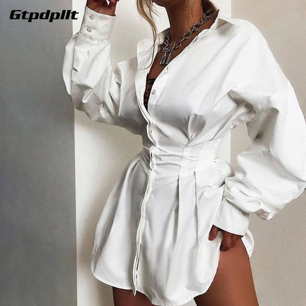casual dresses gtpdpllt elegant short women shirt dress lantern sleeve single breasted mini turn-down collar white party dres, Black;gray
casual dresses gtpdpllt elegant short women shirt dress lantern sleeve single breasted mini turn-down collar white party dres, Black;gray