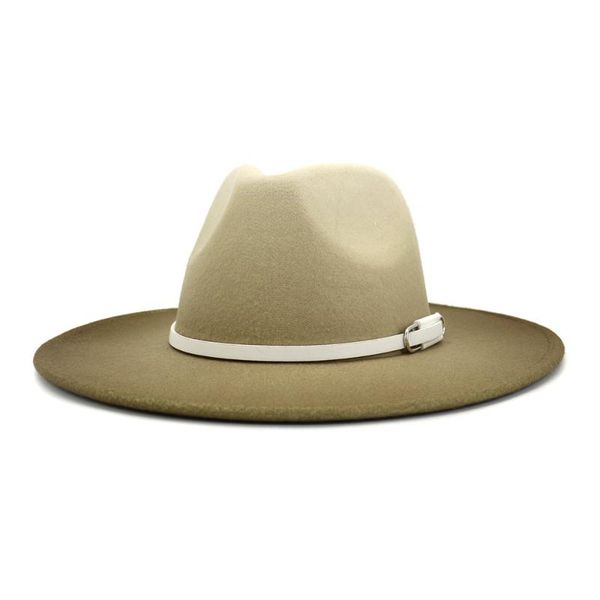 gradient jazz hats cowboy hat for women and men winter men cap white leather belt wool bowler hat wholesale, Blue;gray
gradient jazz hats cowboy hat for women and men winter men cap white leather belt wool bowler hat wholesale, Blue;gray