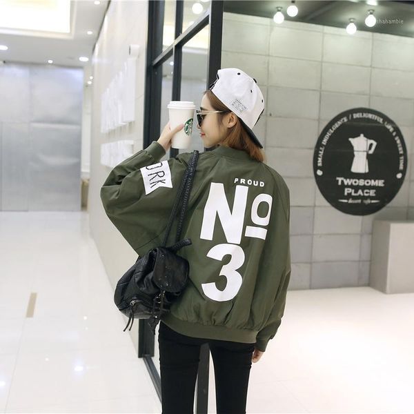 new 2019 winter women ladies proud no 3 bomber bf jacket long sleeve loose style boyfriend coat york embroidery patch coat1, Black;brown
new 2019 winter women ladies proud no 3 bomber bf jacket long sleeve loose style boyfriend coat york embroidery patch coat1, Black;brown