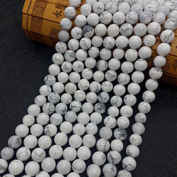 natural stones 6mm 8mm 10mm loose white turquoise stone beads string diy bracelet accessories wholesale jewelry making, Black
natural stones 6mm 8mm 10mm loose white turquoise stone beads string diy bracelet accessories wholesale jewelry making, Black
