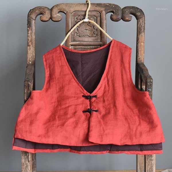 women ramie contrast color retro vests padded sleeveless coat outerwear female vest ladies 2019 autumn winter vests 1, Black;white
women ramie contrast color retro vests padded sleeveless coat outerwear female vest ladies 2019 autumn winter vests 1, Black;white