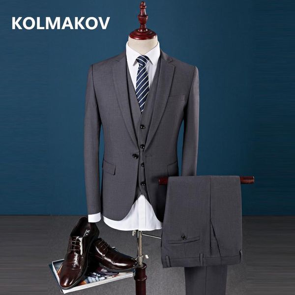 jacket+vest+pants)2020 new autumn wedding suits male blazer jackets men's business party good quality suits men plus size s-3xl, White;black
jacket+vest+pants)2020 new autumn wedding suits male blazer jackets men's business party good quality suits men plus size s-3xl, White;black