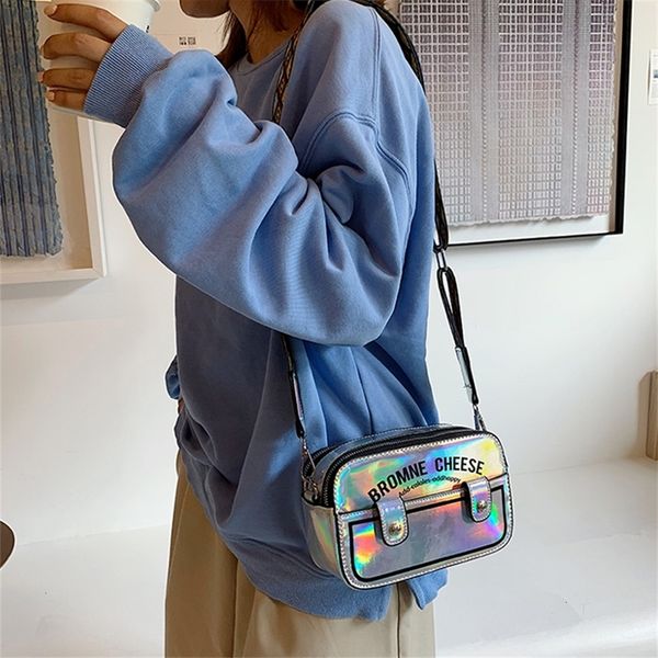 casual laser square women shoulder bags designer wide strap crossbody messenger bag funny letters small flap female purses 2020
casual laser square women shoulder bags designer wide strap crossbody messenger bag funny letters small flap female purses 2020
