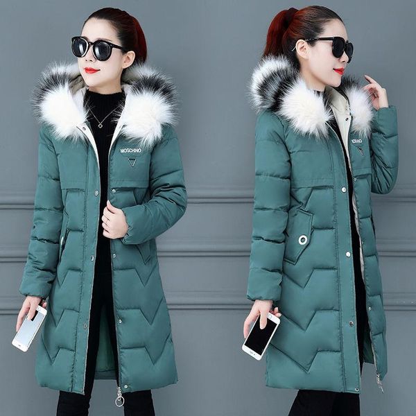 winter women's coat 2021 new fur collar long hooded parkas women's cotton padded jacket plus size s-3xl jaqueta feminina h149149, Black
winter women's coat 2021 new fur collar long hooded parkas women's cotton padded jacket plus size s-3xl jaqueta feminina h149149, Black