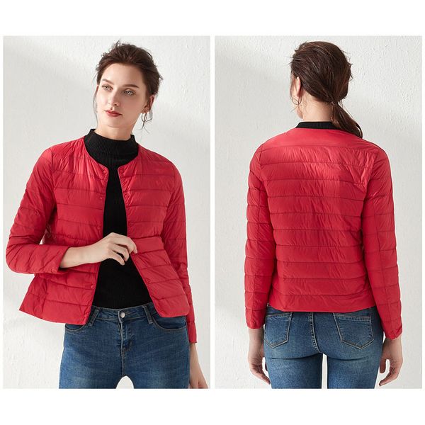 fashion solid color down coat thin women's down coat new trend jacket casual women's autumn and winter 9 colors asian sizes, Black
fashion solid color down coat thin women's down coat new trend jacket casual women's autumn and winter 9 colors asian sizes, Black