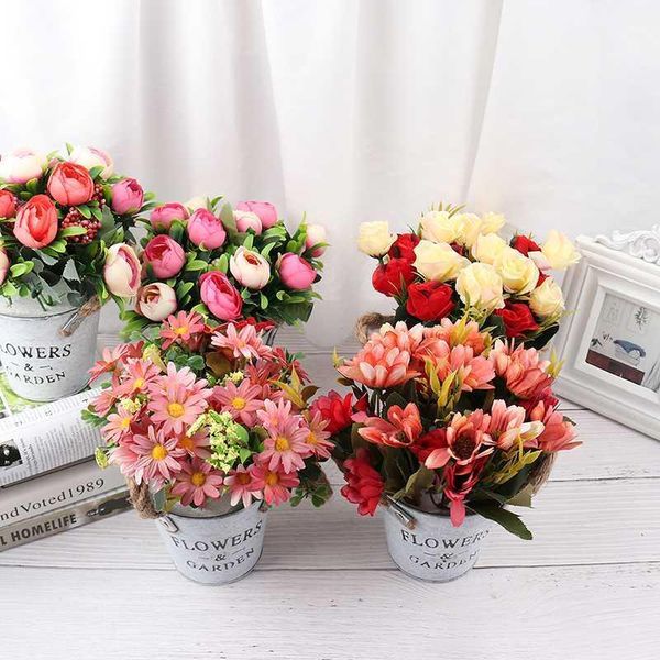 ceramic rope vase rose artificial plants potted wedding decoration fake flower nordic artificial flower set(flower+vase)~1
ceramic rope vase rose artificial plants potted wedding decoration fake flower nordic artificial flower set(flower+vase)~1