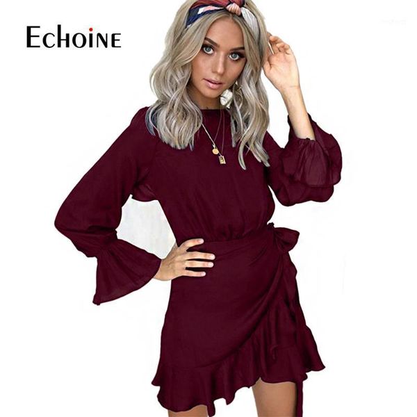ruffles long sleeve spring autumn dress 2020 womens tunic casual bandage mini dress red black women green vestidos1, Black;gray
ruffles long sleeve spring autumn dress 2020 womens tunic casual bandage mini dress red black women green vestidos1, Black;gray
