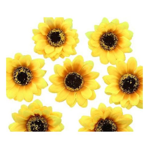 7cm silk sunflower artificial flower heads wedding diy wreath hair fake flowers dec jllict warmslove
7cm silk sunflower artificial flower heads wedding diy wreath hair fake flowers dec jllict warmslove