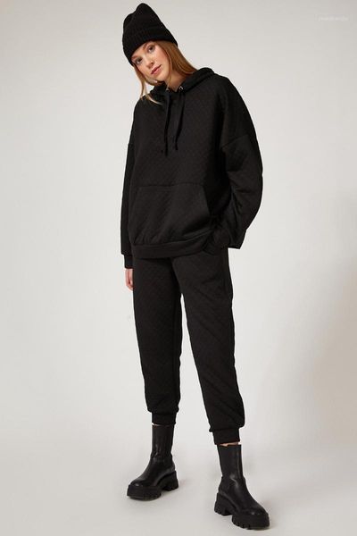 running sets happiness ist. women's quilted textured hooded tracksuit set fn024981, Black;blue
running sets happiness ist. women's quilted textured hooded tracksuit set fn024981, Black;blue