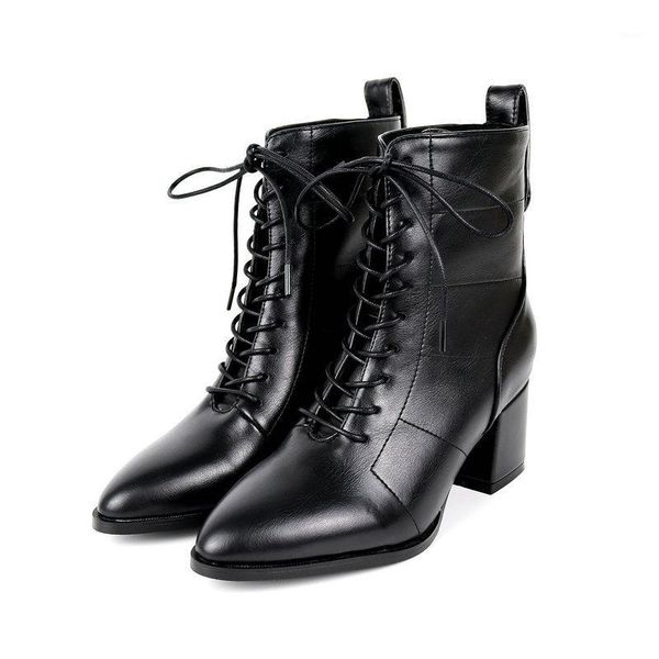 boots 2021 office ladies woman high heels lace up women winter night club pointed toe ankle size 41 42 431, Black
boots 2021 office ladies woman high heels lace up women winter night club pointed toe ankle size 41 42 431, Black