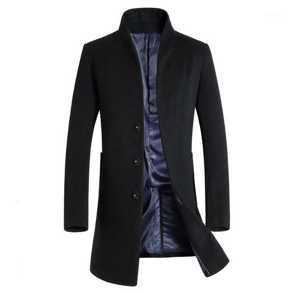 2019 new long wool coat men fashion pea coat jacket wool & blends winter jackets mens woolen overcoat1, Black
2019 new long wool coat men fashion pea coat jacket wool & blends winter jackets mens woolen overcoat1, Black