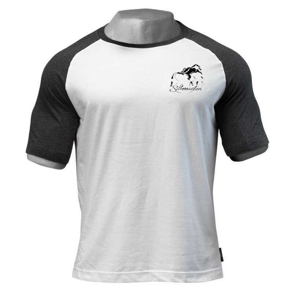 2019 new muscle men's t-shirt summer men's cotton printed short sleeve men's brother sports fitness top, White;black
2019 new muscle men's t-shirt summer men's cotton printed short sleeve men's brother sports fitness top, White;black