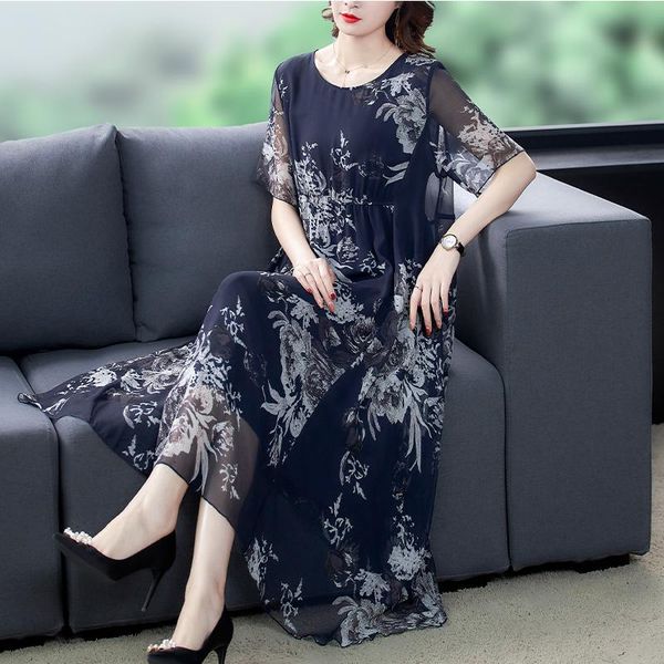 spring summer korean print chiffon maxi dresses 2020 vintage casual 4xl plus size midi dress women elegant bodycon party vestido, Black;gray
spring summer korean print chiffon maxi dresses 2020 vintage casual 4xl plus size midi dress women elegant bodycon party vestido, Black;gray