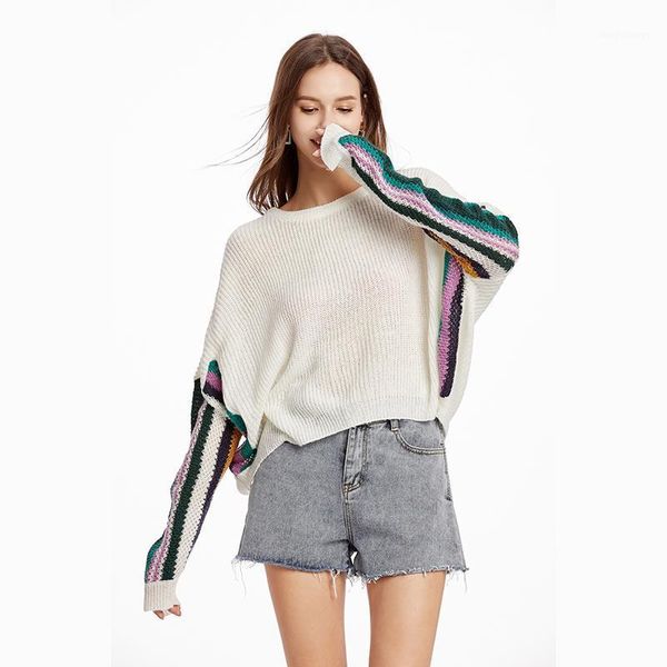 spring o-neck plaid jumpers ladies harajuku sweater oversize for women loose casual knitwear white knitted pullover1, White;black
spring o-neck plaid jumpers ladies harajuku sweater oversize for women loose casual knitwear white knitted pullover1, White;black