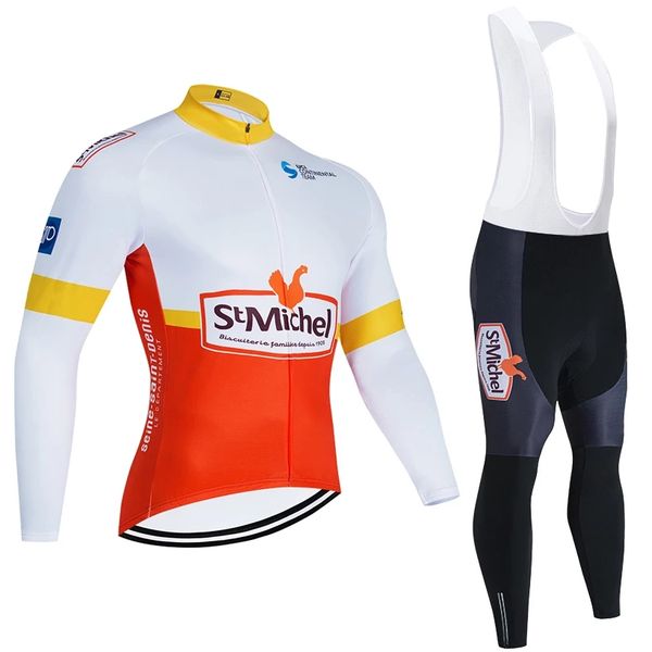tour de france 2020 pro team st michel winter cycling jersey set thermal fleece cycling clothing 9d gel padded bib pants kit ropa ciclismo, Black;red
tour de france 2020 pro team st michel winter cycling jersey set thermal fleece cycling clothing 9d gel padded bib pants kit ropa ciclismo, Black;red