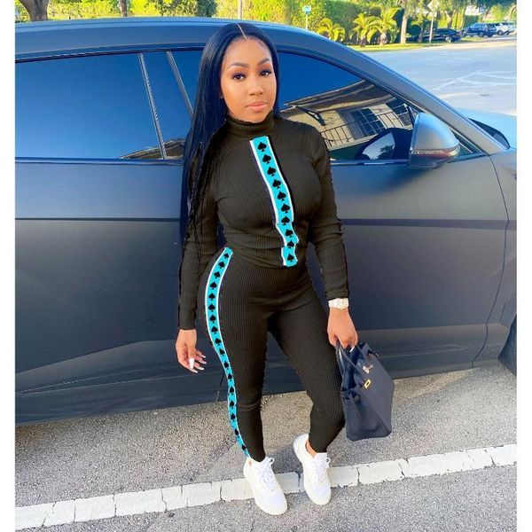 women's tracksuits fashion women autumn sets knitted outfits high collar long sleeves pullover + casual pants suit for ladies clothes1, Gray
women's tracksuits fashion women autumn sets knitted outfits high collar long sleeves pullover + casual pants suit for ladies clothes1, Gray