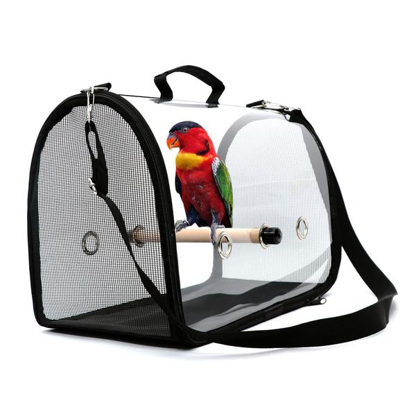 portable clear bird carrier parrot travel cage with perch lightweight for small animals multifunctional
portable clear bird carrier parrot travel cage with perch lightweight for small animals multifunctional