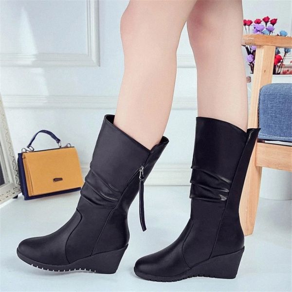 cootelili female winter boots women leather motorcycle high boots wedges platform shoes woman casual botas mujer high heels #cd24, Black
cootelili female winter boots women leather motorcycle high boots wedges platform shoes woman casual botas mujer high heels #cd24, Black