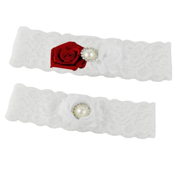 2pcs /set elegant crystal pearl beaded stretched white lace bride wedding garter sets with rose red flower handmade, Black;white
2pcs /set elegant crystal pearl beaded stretched white lace bride wedding garter sets with rose red flower handmade, Black;white