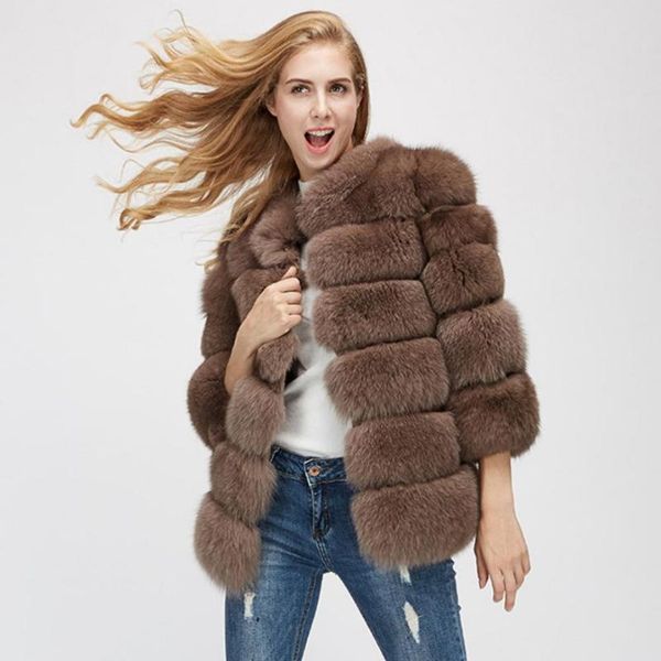 women's fur & faux xs-4xl plus size winter women luxury coat long sleeve warm jacket thicker fake outwearcolete feminino l1714, Black
women's fur & faux xs-4xl plus size winter women luxury coat long sleeve warm jacket thicker fake outwearcolete feminino l1714, Black