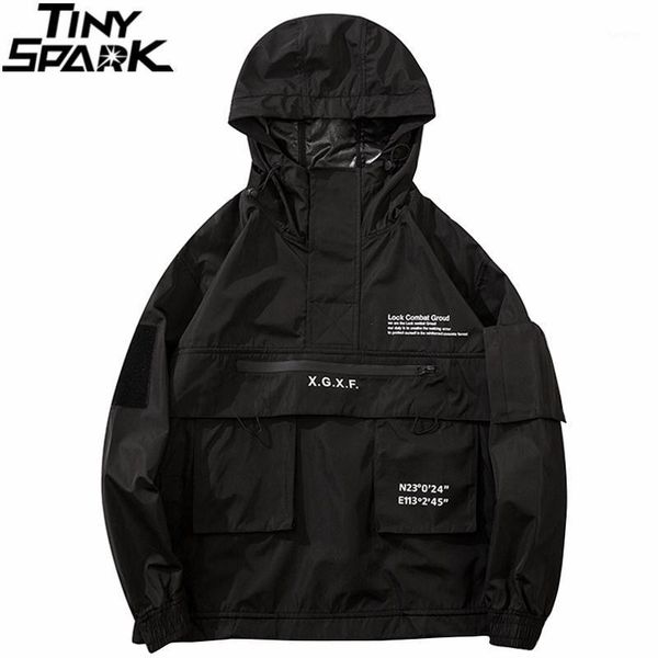 men hip hop streetwear jacket coat black windbreaker cargo jacket pullover harajuku 2020 hooded track tactical outwear1, Black;brown
men hip hop streetwear jacket coat black windbreaker cargo jacket pullover harajuku 2020 hooded track tactical outwear1, Black;brown