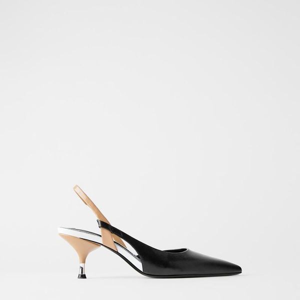 2021 zar dtm new women's shoes black slingback stiletto high heels women pointed shallow mouth single shoes women
2021 zar dtm new women's shoes black slingback stiletto high heels women pointed shallow mouth single shoes women
