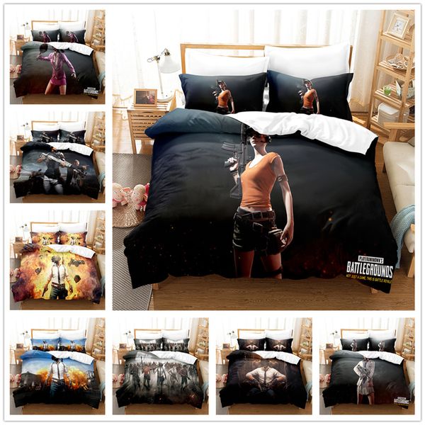 pubg theme 3d printing duvet cover set polyester brushed soft and skin-friendly fabric quilt cover with pillowcase and child general bedding
pubg theme 3d printing duvet cover set polyester brushed soft and skin-friendly fabric quilt cover with pillowcase and child general bedding
