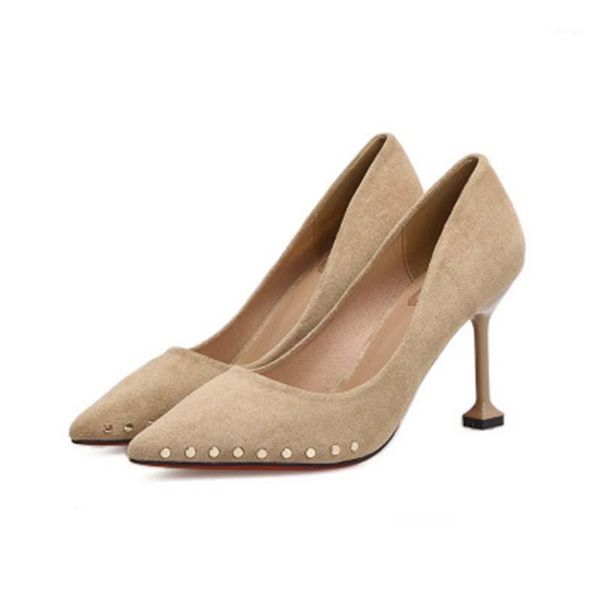 women heels brand shoes office lady casual thin high heels point toe party dress shoes fashion rivet pumps 2020 new autumn1, Black
women heels brand shoes office lady casual thin high heels point toe party dress shoes fashion rivet pumps 2020 new autumn1, Black