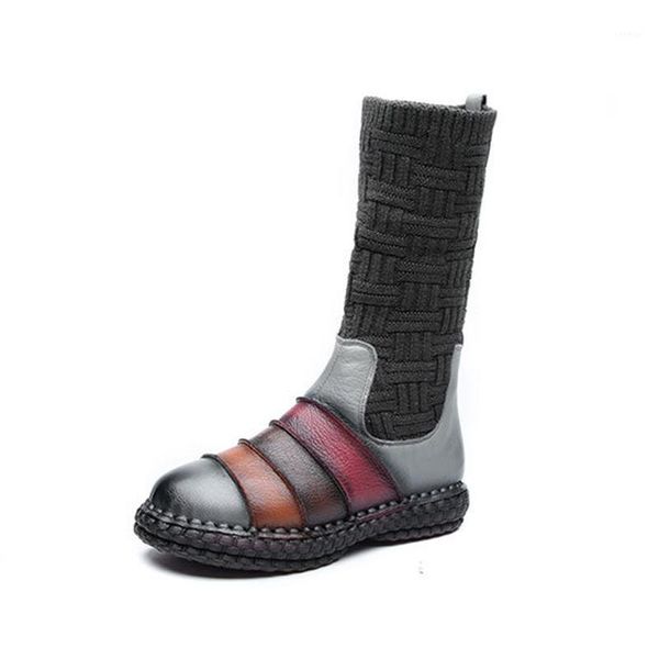 women's ankle boot 2019 spring autumn genuine leather sock boots ankle boots for women shoes style handmade ladies boot1, Black
women's ankle boot 2019 spring autumn genuine leather sock boots ankle boots for women shoes style handmade ladies boot1, Black