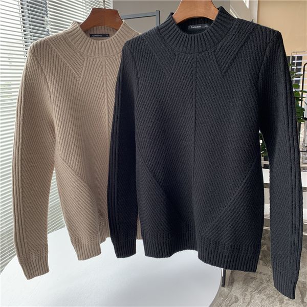 high-quality oblique striped sweater fluffy imitation cashmere texture early autumn semi-high-necked men's fashion fluff sweater
high-quality oblique striped sweater fluffy imitation cashmere texture early autumn semi-high-necked men's fashion fluff sweater