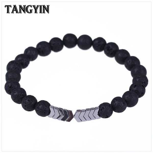 tangyin trend 8mm lava stone beads men bracelet homme femme gold metal sheets charm energy bracelets for men and women jewelry, Golden;silver
tangyin trend 8mm lava stone beads men bracelet homme femme gold metal sheets charm energy bracelets for men and women jewelry, Golden;silver