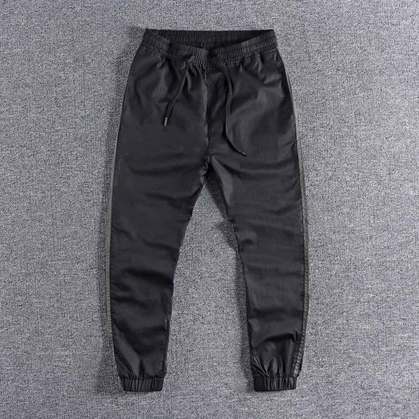 2020 legged casual pants men's trousers spring and summer thin sports pants men's loose corset close up capris 03181, Black
2020 legged casual pants men's trousers spring and summer thin sports pants men's loose corset close up capris 03181, Black