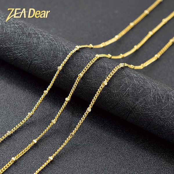 chains zea dear jewelry 2021 romantic link chain necklace luxury for women copper wedding findings, Silver
chains zea dear jewelry 2021 romantic link chain necklace luxury for women copper wedding findings, Silver