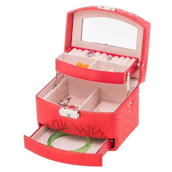 jewelry storage box 3 layers necklace glass grain semi-automatic storage container lxh, Pink;blue
jewelry storage box 3 layers necklace glass grain semi-automatic storage container lxh, Pink;blue