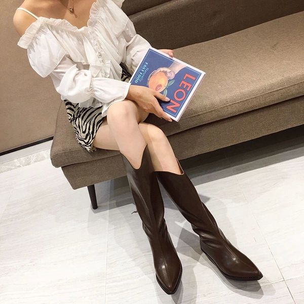 2020 autumn early winter boots women genuine leather shoes elegant ladies high heels boots fashion brand woman long a2653 #dm7u, Black
2020 autumn early winter boots women genuine leather shoes elegant ladies high heels boots fashion brand woman long a2653 #dm7u, Black