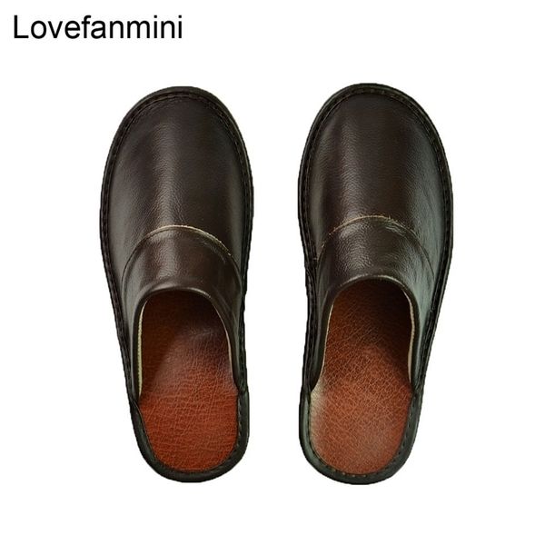 genuine cow leather slippers couple indoor non-slip men women home fashion casual single shoes pvc soft soles spring summer 518 y200107, Black
genuine cow leather slippers couple indoor non-slip men women home fashion casual single shoes pvc soft soles spring summer 518 y200107, Black