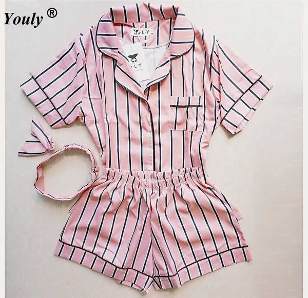plus size summer 2021 fashion women pajamas turn-down collar sleepwear 2 two piece set shirt+shorts striped casual pajama sets dt191024, Black;red
plus size summer 2021 fashion women pajamas turn-down collar sleepwear 2 two piece set shirt+shorts striped casual pajama sets dt191024, Black;red