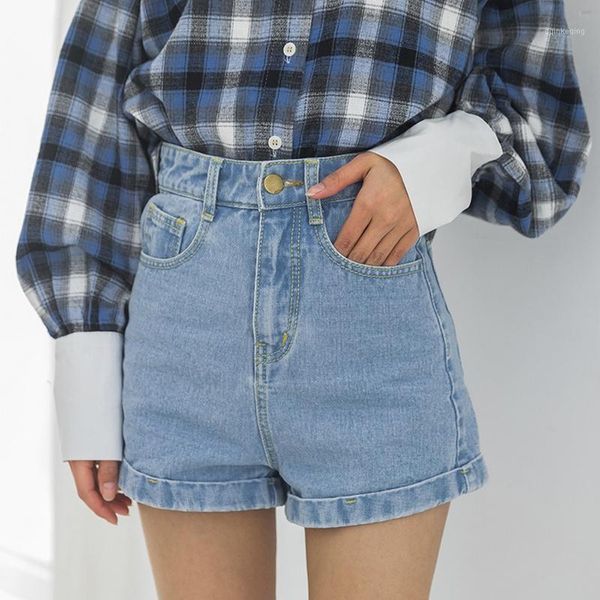 2019 summer shorts women vintage denim high waist shorts women solid curling short pants europe style jeans women's1, White;black
2019 summer shorts women vintage denim high waist shorts women solid curling short pants europe style jeans women's1, White;black