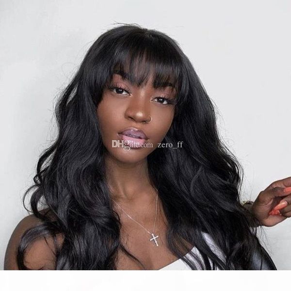 human hair wig full bangs body wavy unprocessed virgin lace front wigs black women brazilian full lace wig with baby hair, Black;brown
human hair wig full bangs body wavy unprocessed virgin lace front wigs black women brazilian full lace wig with baby hair, Black;brown