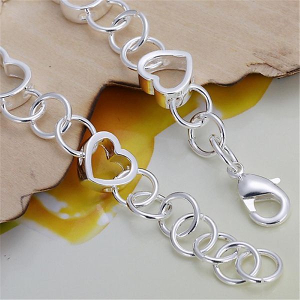 beautiful heart shaped charm silver color bracelets new listings fashion jewelry christmas gifts beautiful charm h sqcisj, Black
beautiful heart shaped charm silver color bracelets new listings fashion jewelry christmas gifts beautiful charm h sqcisj, Black