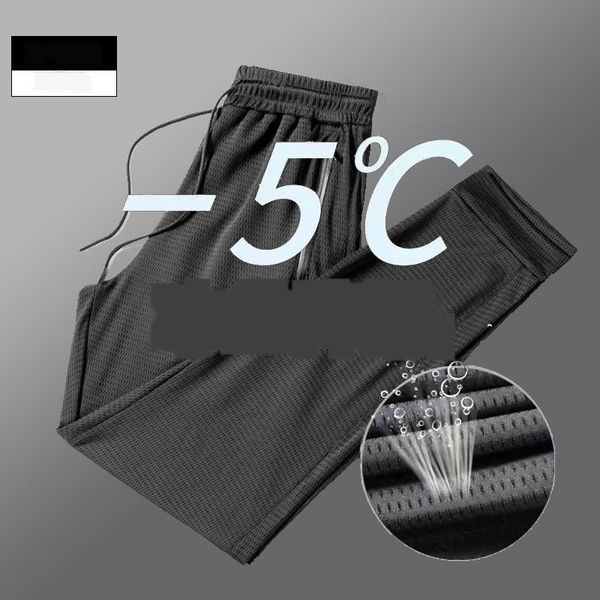 summer thin ice silk men's casual breathable casual sports pantsloose mesh air conditioning men's pants ultra thin quick drying sp, Blue 
summer thin ice silk men's casual breathable casual sports pantsloose mesh air conditioning men's pants ultra thin quick drying sp, Blue