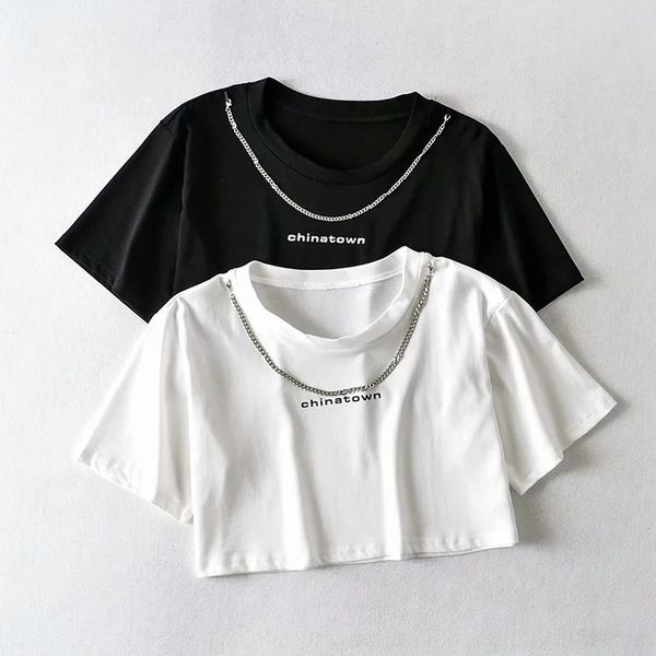 2rdla women's chain high waist loose short sleeve 2020 yhvr1 short open summer letter printed t-shirt coat t-shirt women fashion nave, White
2rdla women's chain high waist loose short sleeve 2020 yhvr1 short open summer letter printed t-shirt coat t-shirt women fashion nave, White
